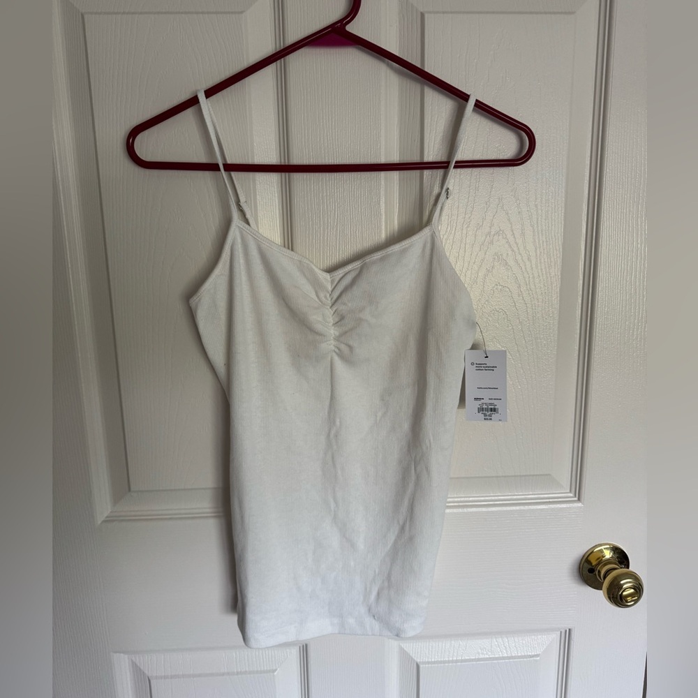 Nine West White Camisole Tank Top